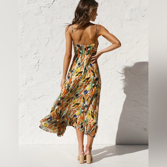 Commense Multi Color Print Cami Midi Dress - Picture 3 of 9